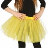 Guirca sukňa tutu žltá s trblietkami 30cm