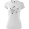 Kameň nožnice papier Spock - Dámske Fantasy športové (dresovina) - XS ( Biela )
