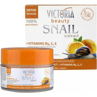Victoria Beauty Snail Extract denný krém s vitamínmi B5 C E a slimačím extraktom 50 ml