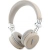 Guess PU Grained Triangle Logo ENC Bezdrátová Sluchátka Beige GUBH70PGTSPSE