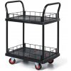 Policový vozík, 2 police, 150 kg, 585x410 mm