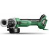 HIKOKI 18 V bezuhlíková akumulátorová uhlová brúska 125 mm s posuvným spínačom G1813DAW4Z