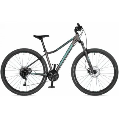 Dámsky MTB bicykel Author Solution 29" ASL 2023 18" strieborná-matná/zelená