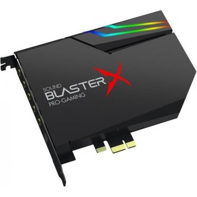 Creative Sound BlasterX AE-5 Plus herná zvuková karta Hi-Res, DAC prevodník, s osvetlením RGB, PCI-e interná 70SB174000003