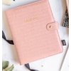 Krúžkový obal A5 - ružový