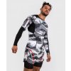 Rashguard VENUM Electron s dlhým rukávom 3.0 - sivý/červený