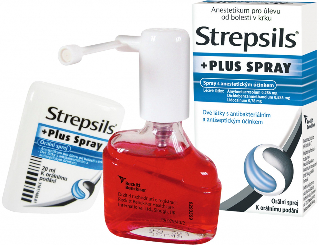 Strepsils Plus spray aer.ora.1 x 20 ml