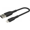 Belkin Lightning kabel, 15cm, černý CAA001bt0MBK