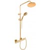 TERMOSTATICKÁ - Sprchový systém s termostatickou batériou, Zlatá - kartáčovaná TRM82.5/7-61ZK, RAV Slezák