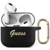Guess GUA3SSSK AirPods 3 cover black Silicone Vintage Script (GUA3SSSK)
