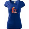 I love basketball - Dámske tričko Pure - XL ( Kráľovská modrá )