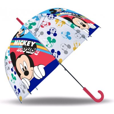 Chlapčenský dáždnik MICKEY MOUSE Transparent 9211