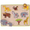 Bigjigs Toys Vkladacie puzzle safari