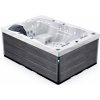 Lovia Vírivka pre 3 osoby 220x156x88 L301 Opláštění: Grey, Barva akrylátu: White Marble
