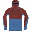 Pánska funkčná mikina Devold Tuvegga Merino Hoodie Man Veľkosť: L / Farba: modrá/červená
