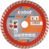 Extol Premium 108754 | Diamantový rezný kotúč Turbo na suché a mokré rezanie priemer 180x7,0x2,6x22,23 mm
