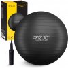 Nafukovacia gymnastická lopta 75 cm čierna