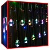 ISO 11345 Svetelný záves gule 108 LED 3.6W multicolor