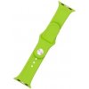 Set silikonových řemínků FIXED Silicone Strap pro Apple Watch 38/40/41mm, zelený FIXSST-436-GRE