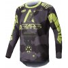 Alpinestars Racer HOLLOW 2025 tmavo žltý maskáčový