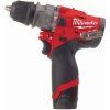 MILWAUKEE M12 FPDX-202X Aku vŕtačka s príklepom 12V, 2.0 Ah 4933464136