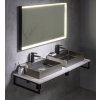 Sapho Plato doska Rockstone 150 x 2,4 x 50 cm biela matná PL150-0101