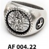 Prsteň s kovovou medailou AF 004.22 Prsteň AF 004.22/13