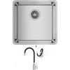 Teka BE LINEA RS15 40.40 X nerezová oceľ + Deante NEO LUNO BOC B720 nerezová oceľ