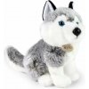 Rappa Plyšový pes husky sediaci 30 cm ECO-FRIENDLY