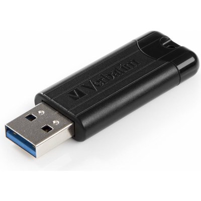 Flash disk VERBATIM Store 'n' Go PinStripe 64GB USB 3.0 čierna (49318)