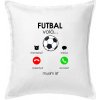 Futbal volá - Vankúš 50x50 - 50x50 - Iba poťah ( Biela )
