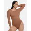 Tvarujúce body s dlhým rukávom, NUDE Veľkosť: 3XL/4XL