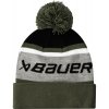 Detská zimná čiapka Bauer Intarsia Knit Pom Grey/Green