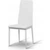 Kondela COLETA NOVA BI/BI 0000182178 - stolička jedálenská ekokoža biela/biely kov