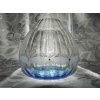 LsG-Crystal Skleněná váza modrá broušená s SW-krystaly moderní tvar i dekor Kanta WA-484 155 x 200 mm 1 Ks.