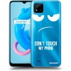 Picasee silikónový prehľadný obal pre Realme C11 (2021) - Nesiahajte mi na telefón