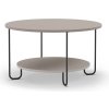 Konferenční stolek TonkaKulatý, šedý, ø 80 cm Rozbaliev(n)o