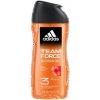 Sprchový gél Adidas Team Force 3 v 1 pre mužov, 250 ml