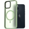 Kryt na mobil AlzaGuard Matte Case Compatible with MagSafe pre iPhone 14 zelený (AGD-PCMM44G)