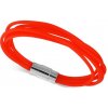 CITY STORM Dámsky silikónový náramok Daphne - červený + darčeková krabička zadarmo
