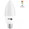 Inteligentná žiarovka BrainLight LED, závit E14, 4,8 W, s ovladáčom, stmievateľná