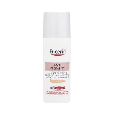 Eucerin Anti-Pigment Tinted Day Cream SPF 30 - Denný pleťový krém 50 ml - Light