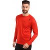 Kilpi Mavora TOP-M Pánske merino termo tričko ZM0502KI Červená 3XL