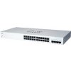 Cisco switch CBS220-24T-4G, 24xGbE RJ45, 4xSFP, fanless - REFRESH CBS220-24T-4G-EU-RF
