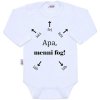 Body s potlačou New Baby Apa, menni fog! 68 (4-6m)