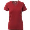 PAYPER V-NECK LADY 000951-0026 / Dámske tričko s krátkym rukávom, s výstrihom do V - bordó S