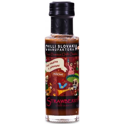 Chilli Manufaktura STRAWBERRY chilli omáčka s jahodami 100 ml