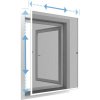 Teleskopická sieťka na okno Home Protect biela Plus 100x120 cm