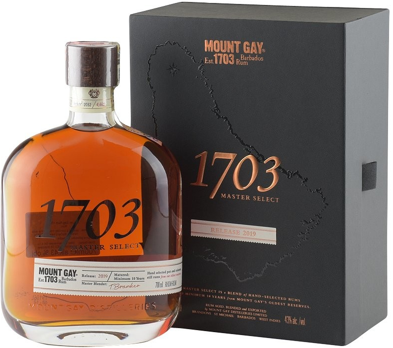 Mount gay 1703 Master Select 43% 0,7 l (kazeta)