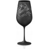 Poháre na biele víno Bohemia Crystal čierne 550ml 1 ks